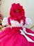 Vestido Infantil Pink Camisa Branca C/ Lenço e Broche de Laço - comprar online