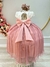 Vestido Infantil Longo Off White Saia Rose C/ Renda e Broche na internet