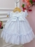 Vestido Infantil Branco Jardim Encantado Luxo na internet