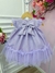 Vestido Infantil Lilás Jardim Encantado Luxo na internet