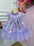 Vestido Infantil Lilás Jardim Encantado Luxo