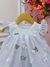 Vestido Infantil Branco Jardim Encantado Luxo - comprar online