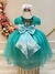 Vestido Infantil Verde Tule C/ Renda Luxo Casamento na internet