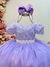 Vestido Infantil Liás Tule C/ Renda Luxo Casamento - comprar online