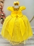 Vestido Infantil Longo Amarelo Daminhas de Honra C/ Renda na internet