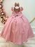 Vestido Infantil Longo Rose Busto C/ Renda Casamentos Luxo na internet