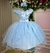 Vestido Jardim Encantado Azul Bebê - comprar online
