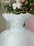 Vestido Jardim Encantado Batizado Branco na internet
