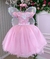 Vestido Jardim Encantado Rosa Bebe Borboleta Branca - Sol Kids