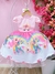 Vestido Infantil Unicórnio Rosa Acompanha Tiara