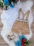 Imagem do Conjunto Social Short Suspensório Gravata e Camisa Caqui