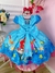 Vestido Infantil Princesa Ariel Sereia Fundo do Mar Azul na internet