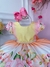 Vestido Infantil Colorido Jardim das Flores C/ Cinto Pérolas - comprar online