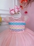 Vestido Infantil Jardim Encantado Peito Nervura C/ Pompons - comprar online