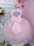Vestido Infantil Jardim Encantado Peito Nervura C/ Pompons na internet