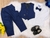 Conjunto Social Calça Camisa Colete Gravata Azul Marinho na internet