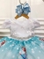 Imagem do Vestido Infantil Frozen Princesa Aplique Gelo Festas