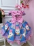 Vestido Infantil Rosa Fazendinha Bichos Aplique Botões na internet
