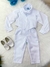 Conjunto Social Camisa Branca C/ Colete Calça Grav. Branco