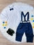 Conjunto Social Camisa Calça Gravata e Susp. Azul Marinho na internet