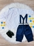 Conjunto Social Camisa Calça Gravata e Susp. Azul Marinho - Sol Kids