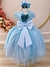 Vestido Infantil Azul Damas C/ Renda e Aplique Borboletas na internet