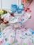 Vestido Infantil Rosa Jardim Encantado Cinto Pérolas Festas (2845RB) - comprar online