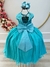 Vestido Infantil Verde C/ Renda e Cinto de Pérolas Damas Luxo na internet