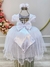 Vestido Infantil Branco Tule C/ Renda Metalizada Casamento na internet