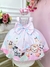 Vestido Infantil Rosa Bosque Safari Busto C/ Strass Festas na internet