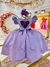 Vestido Infantil Lilás C/ Cinto de Pérolas Festas Casamento na internet