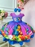 Vestido Infantil Lilo e Stitch Colorido C/ Pérolas Festas - comprar online