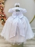 Vestido Infantil Longo Branco Daminhas de Honra C/ Apliques na internet