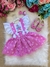 Romper Jardineira Galinha Pintadinha Rosa - comprar online