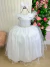 Imagem do Vestido Infantil Longo Branco Batizado Daminhas