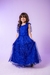 Vestido Infantil Longo Azul Royal - comprar online