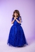 Vestido Infantil Longo Azul Royal na internet