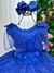 Imagem do Vestido Infantil Longo Azul Royal