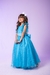 Vestido Infantil Longo Azul Tiffany - Sol Kids