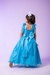 Imagem do Vestido Infantil Longo Azul Tiffany