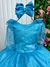 Vestido Infantil Longo Azul Tiffany - comprar online