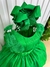 Vestido Infantil Longo Verde Bandeira - Sol Kids