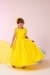 Vestido Infantil Longo Amarelo - comprar online
