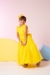 Vestido Infantil Longo Amarelo - Sol Kids