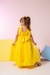 Vestido Infantil Longo Amarelo - loja online