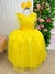 Imagem do Vestido Infantil Longo Amarelo