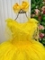 Vestido Infantil Longo Amarelo