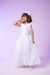 Vestido Infantil Longo Branco Batizado Daminhas na internet