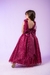 Vestido Infantil Longo Marsala - Sol Kids