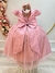 Vestido Infantil Rose C/ Renda Daminhas de Honra Longo na internet